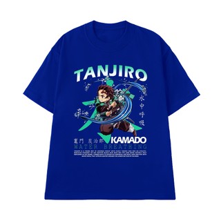 Áo Thun NGỐ TEE Anime Demon Slayer Kamado Tanjiro Hơi Thở Của Nước Vải Cotton 100 Thoáng Mát