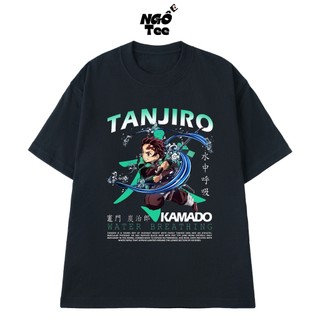 Áo Thun NGỐ TEE Anime Demon Slayer Kamado Tanjiro Hơi Thở Của Nước Vải Cotton 100 Thoáng Mát