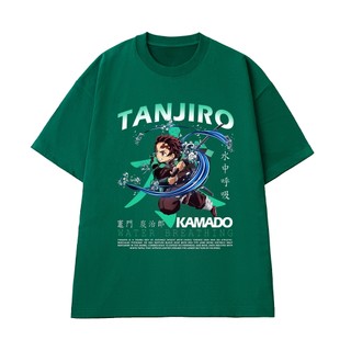 Áo Thun NGỐ TEE Anime Demon Slayer Kamado Tanjiro Hơi Thở Của Nước Vải Cotton 100 Thoáng Mát