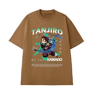 Áo Thun NGỐ TEE Anime Demon Slayer Kamado Tanjiro Hơi Thở Của Nước Vải Cotton 100 Thoáng Mát