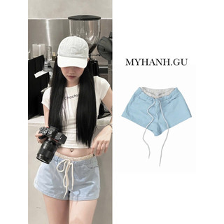 Quần short cạp thấp phối lưng (0Q29 )- MYHANH.GU