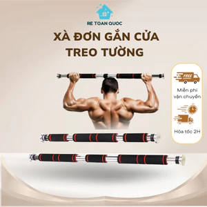 Xà đơn chống xoay treo tường chắc chắn đủ kích thước 68-130cm