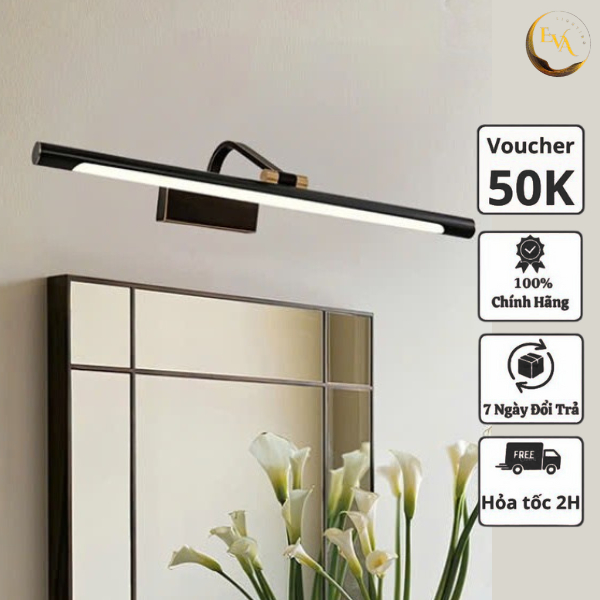 Đèn soi tranh, đèn rọi gương EVA 3 màu ánh sáng: trắng, vàng, trung tính bảo hành 12 tháng