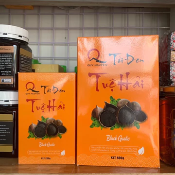 Tỏi đen (HỖ TRỢ TIM MẠCH, ĐỘT QUỴ TAI BIẾN) Tuệ Hải Quy Nguyên 1 hộp 200gram, 500gram