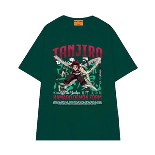 Áo Thun NGỐ TEE Anime Thanh Gươm Diệt Quỷ Tanjiro Form Ác Quỷ Chất Vải Cotton 75 Mềm Mịn Form Rộng