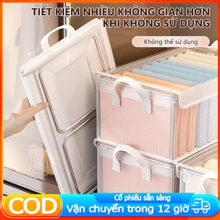 Hộp vải đựng quần áo đồ lót đa năng khung thép 26L chất PVC cao cấp có thể gấp gọn bền và đẹp