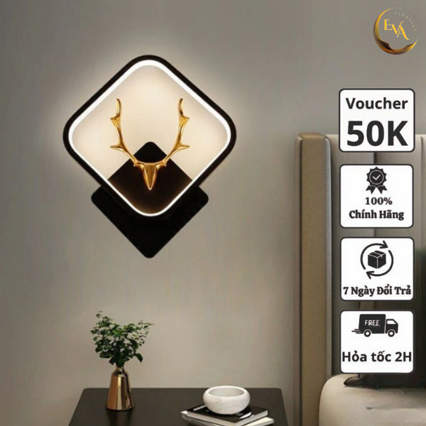 Đèn tường, đèn cầu thang 3 chế độ ánh sáng EVA AP4002 trang trí nội thất, phòng ngủ, cầu thang bảo hành 12 tháng