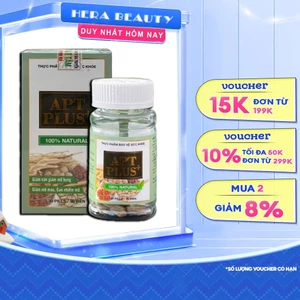 Giảm cân Apt Plus chính hãng trà giảm cân cấp tốc viên uống thảo mộc hộp 30 Viên