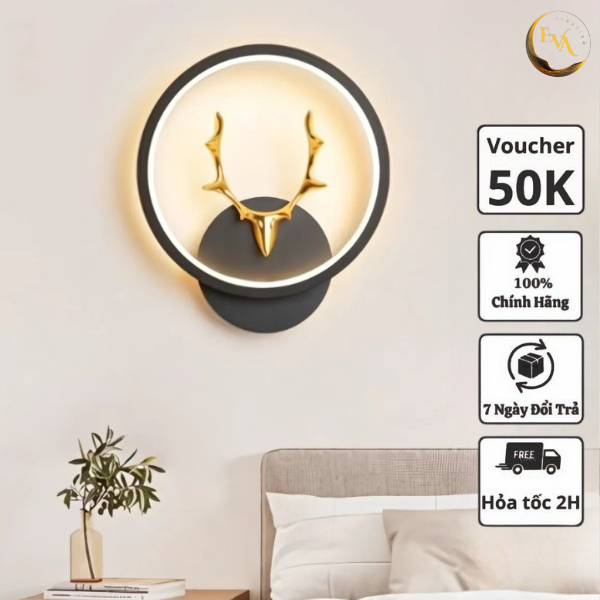 Đèn tường, đèn cầu thang EVA AP4004 3 chế độ ánh sáng trang trí nội thất, phòng ngủ, cầu thang bảo hành 12 tháng
