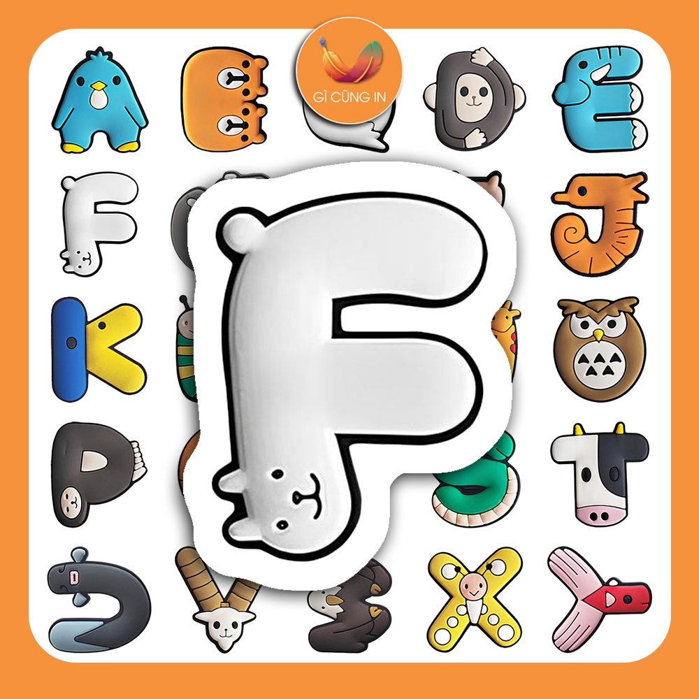 Bộ 50 Sticker Chữ Cái - Decal Dán Chống Nước | Shopee Việt Nam