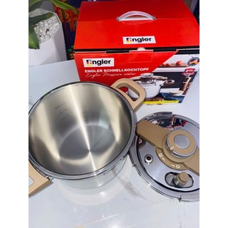 Nồi áp suất inox Engler EGL 922KT dung tích 6L inox 304 an toàn bền bỉ dùng trên mọi loại bếp- Bếp Của Hà