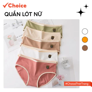 [Choice] Quần lót nữ 0741 QLS30 chất liệu cotton dễ thương mềm mại tôn dáng hàng xuất Nhật