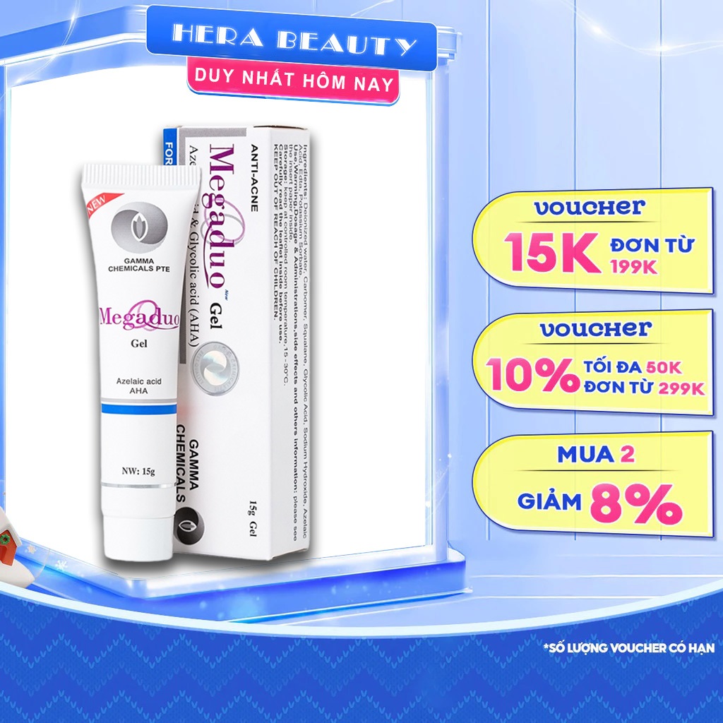 Gel Làm Mờ Thâm, Giảm Mụn Gamma Chemicals Megaduo Gel Plus Dứt Điểm Sau Vài Ngày