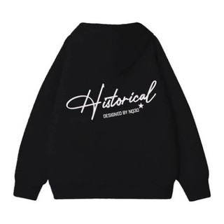 Áo Hoodie Zip / hoodie Nam Nữ Historical Màu Xám, Form Rộng Unisex, Thiết Kế In Chữ Cực Đẹp 2025