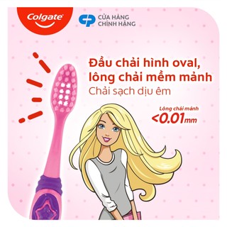 [HB Gift] Bàn chải đánh răng Colgate họa tiết Barbie dành cho bé