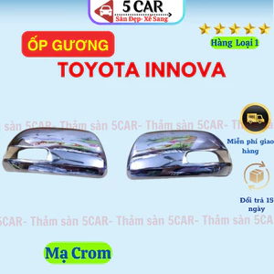Ốp gương chiếu hậu Toyota Innova 2012-2016 loại xe không đèn xi nhan