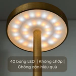 [3 Trong 1] Đèn Ngủ Cảm Ứng Không Dây 𝐒𝐄𝐄𝐊𝐒𝐔𝐍𝐆 𝐍𝐎𝐕𝐀 – LED 6000mAh, 3 Chế Độ, Chống Nước, Kèm Chụp Nhiều Màu — ảnh 4