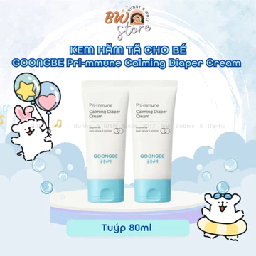 Kem Hăm Tã, Kem Chống Hăm Cho Bé GOONGBE Pri-mmune Calming Diaper Cream 80ml [ BW Store ]