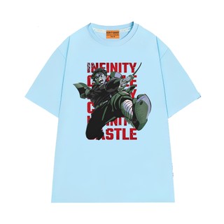 Áo Thun Tay Lỡ NGỐ TEE Anime Trending Demon Slayer New Season Vô Hạn Thành Vải Cotton 75 Thoáng Mát