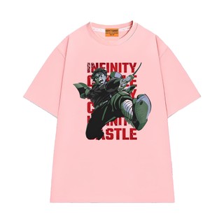 Áo Thun Tay Lỡ NGỐ TEE Anime Trending Demon Slayer New Season Vô Hạn Thành Vải Cotton 75 Thoáng Mát