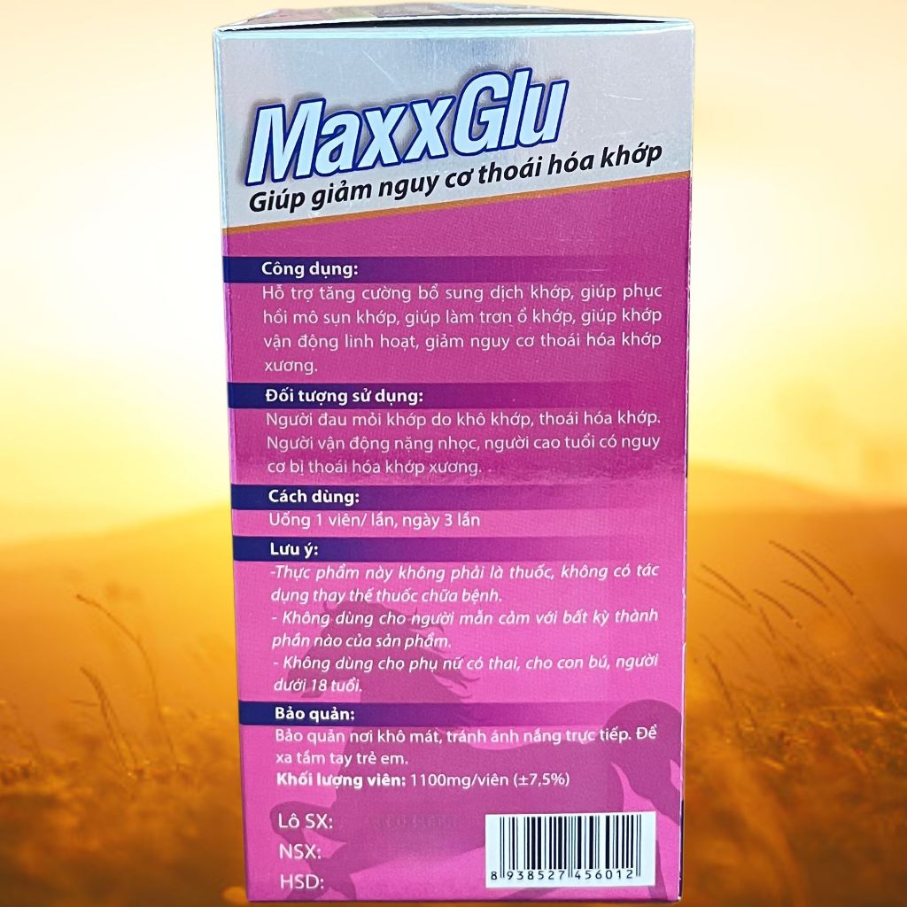 Combo 2 Hộp Maxx Glu Tím - Rostex - Hải Dương - Vitamin Thanh Lọc