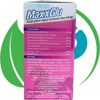 Combo 2 Hộp Maxx Glu Tím - Rostex - Hải Dương - Vitamin Phục Hồi