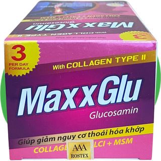 Combo 2 Hộp Maxx Glu Tím - Rostex - Hải Dương - Vitamin Phục Hồi