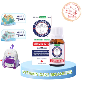BioAmicus Vitamin K2D3 hỗ trợ phát triển xương răng của trẻ - D3K2 Cho Bé