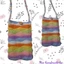 Túi đeo chéo sóng biển nhiều màu sắc - túi đựng điện thoại M12 - handmade len - crochet