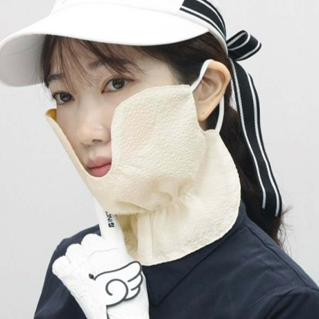 INCONTRO Khẩu Trang Thể Thao Chống Nắng 3 Tầng – Size Free – Dành Cho Golf, Chạy Bộ, Câu Cá, Leo Núi