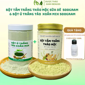 Bột Thảo Mộc Sữa Dê và Bột Tảo Xoắn Mix