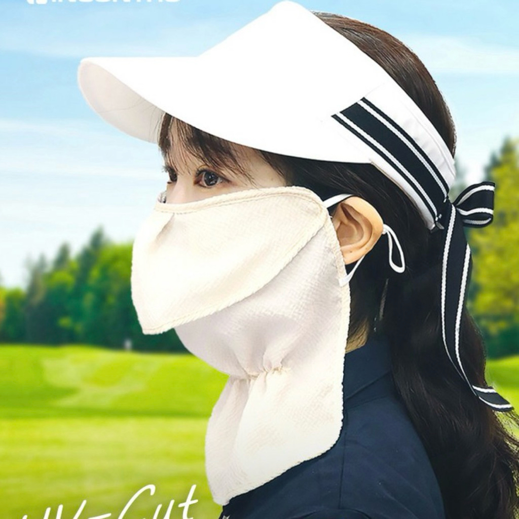 INCONTRO Khẩu Trang Thể Thao Chống Nắng 3 Tầng – Size Free – Dành Cho Golf, Chạy Bộ, Câu Cá, Leo Núi