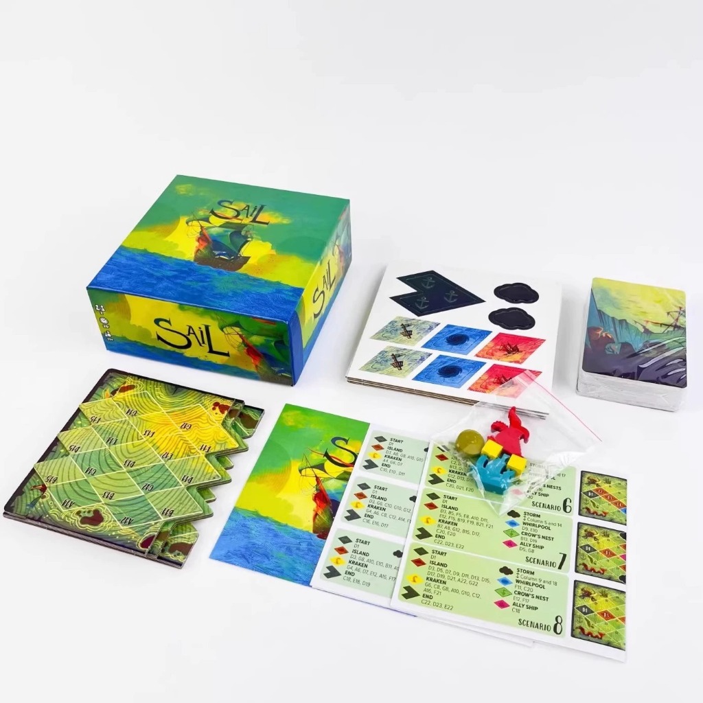 Boardgame Sail Sống Sót Khỏi Quái Vật Kraken 6590