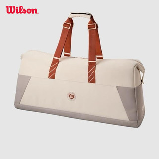 Wilson Roland Garros 2025 Large Duffel Cream/Clay Túi Đựng Vợt Tennis WR8042301001