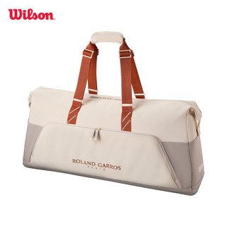 Wilson Roland Garros 2025 Large Duffel Cream/Clay Túi Đựng Vợt Tennis WR8042301001