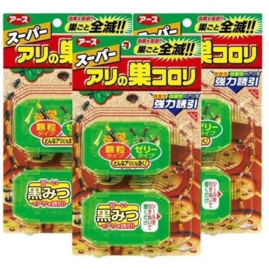 Diệt kiến Super Arinosu Koroki Nhật Bản (Hộp - 2 Vỉ) Date mới 2028