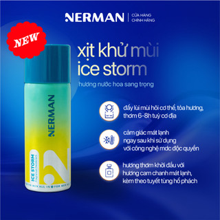 Xịt khử mùi nam giới hương nước hoa Good Day, First Date, Ice Storm Nerman 100ml