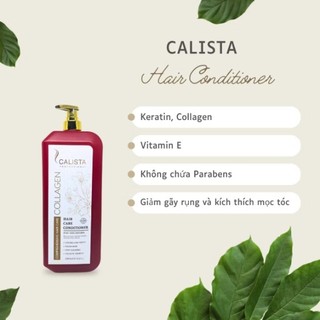 (Hàng Chính Hãng) Cặp dầu gội Calista 2000ml mẫu mới  siêu mượt lưu hương dài lâu