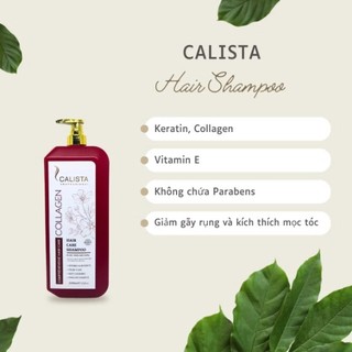 (Hàng Chính Hãng) Cặp dầu gội Calista 2000ml mẫu mới  siêu mượt lưu hương dài lâu