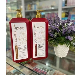 (Hàng Chính Hãng) Cặp dầu gội Calista 2000ml mẫu mới  siêu mượt lưu hương dài lâu
