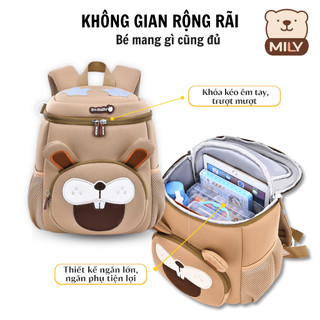 Balo Hộp Hình Thú Cho Bé Mẫu Giáo, Chống Gù, Chống Nước, Phản Quang An Toàn, Siêu Đáng Yêu