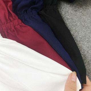 Áo Babydoll Bigsize Nữ Tay Phồng Dễ Thương Vạt Xòe Nhún Eo Tôn Dáng Hottrend A282
