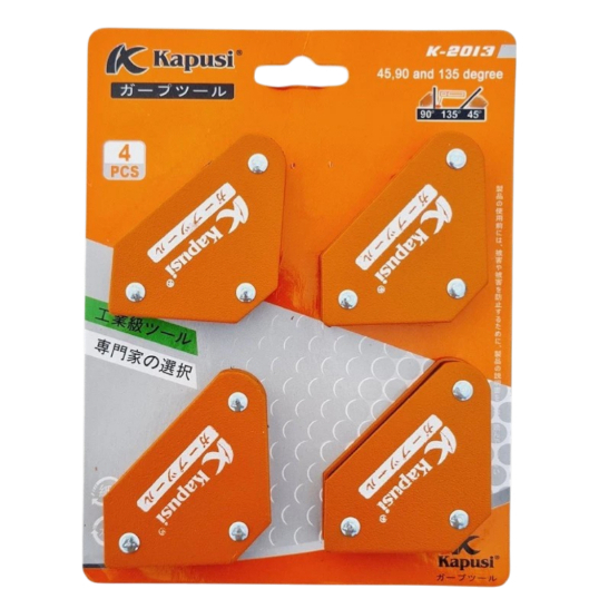 Bộ 4 ke góc 10LBS nam châm kapusi, ke góc 45 độ,90 độ và 135 độ