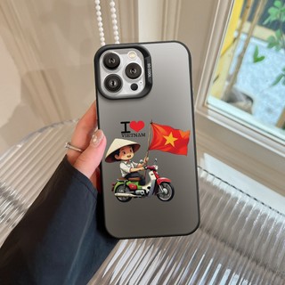 Ốp Lưng iPhone Việt Nam IMD Cứng Nhám,Chống Sốc, Bảo Vệ Camera - iP 7/8/X/XS/11/12/13/14/15/16/17/Plus/Pro/Max/Air