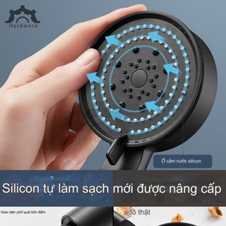 Vòi hoa sen tăng áp, đầu vòi dây vòi sen tắm tăng áp nóng lạnh 5 chế độ ，Bộ Vòi Sen Cầm Tay 5 Tốc Độ Nước