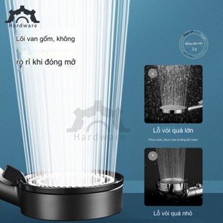 Vòi hoa sen tăng áp, đầu vòi dây vòi sen tắm tăng áp nóng lạnh 5 chế độ ，Bộ Vòi Sen Cầm Tay 5 Tốc Độ Nước