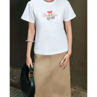 Áo Thun Nữ JP Fashion Ngắn Tay, Cổ Tròn Cherish Love Basic Ngọt Ngào,Thoáng Mát Dễ Phối Đồ 10211923