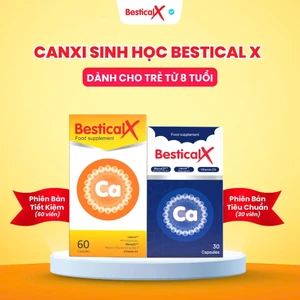 Canxi BesticalX - Canxi sinh học dạng viên, hỗ trợ xương chắc khỏe