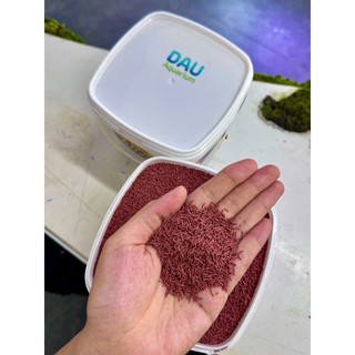 Cám Red Worm Dạng Sâu Đỏ cho cá, Tăng size, Kích Màu