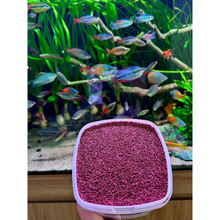 Cám Red Worm Dạng Sâu Đỏ cho cá, Tăng size, Kích Màu
